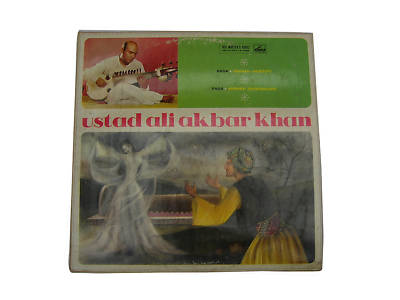 USTAD ALI AKBAR KHAN- INDIAN CLASSICAL- LP VINYL RECORD A