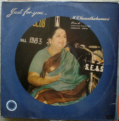 M.L.Vasanthakumari INDIA carnatic CLASSICAL VOCAL A