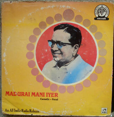 MADURAI MANI IYER Carnatic classical vocal India A