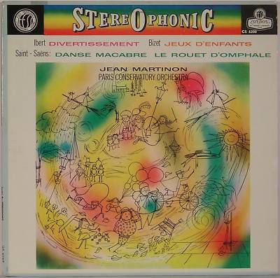 MARTINON classical LP LONDON stereo blueback Paris NM A