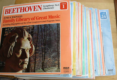 Funk & Wagnalls 24 LP Classical Record Set - New Sealed A