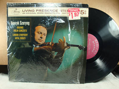 CLASSICAL LP MERCURY SR 90308 Henryk Szeryng HEAR A