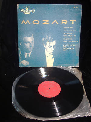 BARYLLI SKODA WESTMINSTER WL5145 MOZART VIOLIN SONATAS