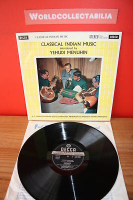 SXL 2245 Wbg Ed1 Classical Indian Music Menuhin MINT A