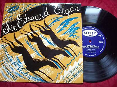 TOP UK CLASSICAL LP TM 49 ARGO / ELGAR / MAX ROSTAL A