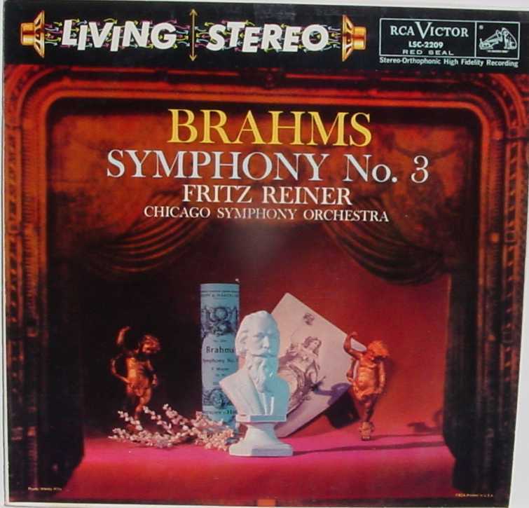 Classical Living Stereo LP SD RCA LSC2209 Reiner Brahms A