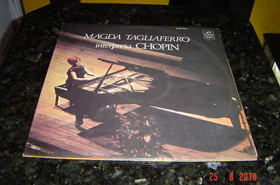 Magda Tagliaferro Chopin 1972 Brazil 2x LP NM Classical A