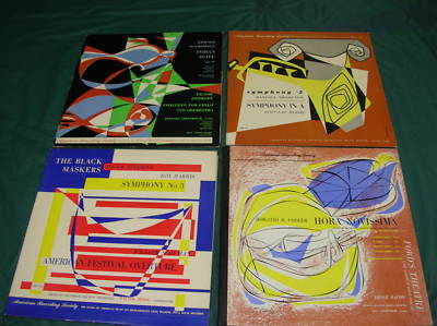 4 Nr Mnt AMERICAN CLASSICAL LPs MOORE PARKER MACDOWELL A