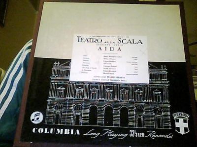 RARE CLASSICAL BOX SET AIDA TULLIO SERAFIN 33CX 1318/20 A