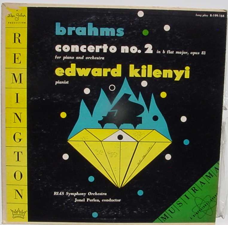 Classical Mono LP Remington R199164 Brahms Kilenyi A