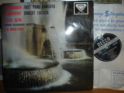 DECCA SXL 3034 RACHMANIVOV CLASSICAL LP SXL WIDE BAND A