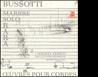 SYLVANO BUSSOTTI marbre solo rara CLASSICAL AVANT LP A