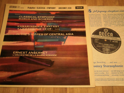 SXL 2292 W/B/G 1ST ED. PROKOFIEV CLASSICAL SYMPHONY OSR A
