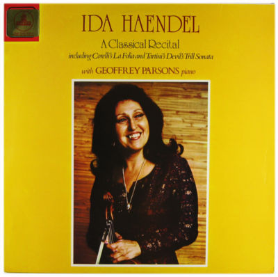 IDA HAENDEL- A CLASSICAL RECITAL- ORIG LP- NM A