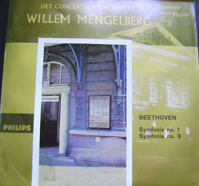 Beethoven- Willem Mengelberg -7 x classical LP Philips A