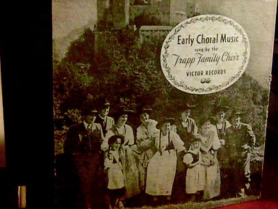 CLASSICAL VINTAGE 78 - 5 RECORDS- TRAPP FAMILY CHOIR A