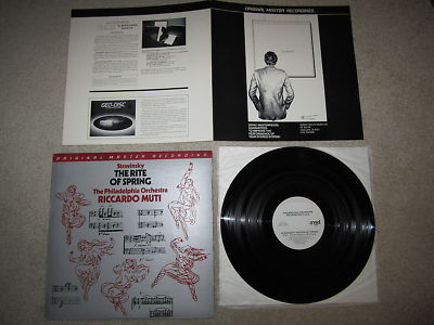 Stravinsky The Rite of Spring Classical MFSL 1-519 LP A
