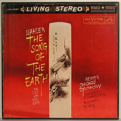 MAHLER classical 2 LP RCA LSC &ldquo;Song of Earth&rdquo; REINER A