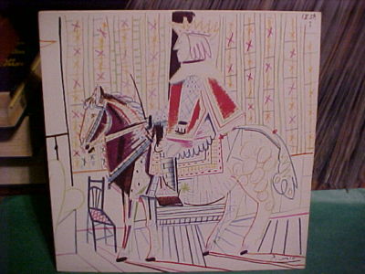 1959 LP PICASSO ART COVER CLASSICAL SAMUEL BARON FLUTE A