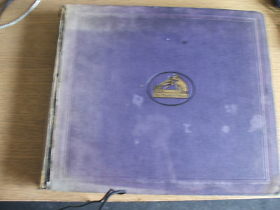 HMV RECORD ALBUM CONTAINING 12 RECORDS Classical opera A