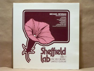 Michael Newman Classical Guitarist Sheffield Lab LP NM A