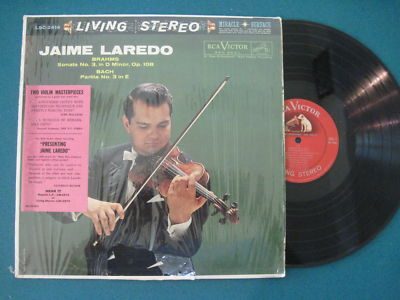 CLASSICAL/LP1960/STEREO/JAIME LAREDO/"BRAHMS SONATA #3" A