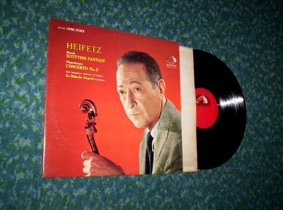 CLASSICAL LP HEIFETZ SCOTTISH FANTASY LIVING STEREO NM A