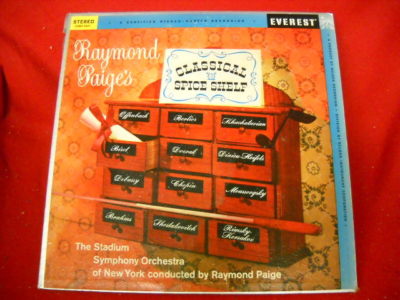 Raymond Paige's Classical Spice Shelf stereo Everest A