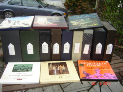 Nine cases of Classical recordsLP's/EP's in good cond. A