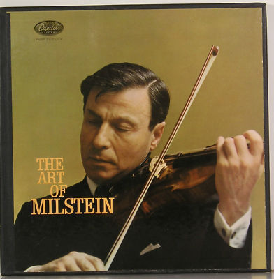 &ldquo;ART OF MILSTEIN&rdquo; classical 2 LP Capitol box set SUPERB A