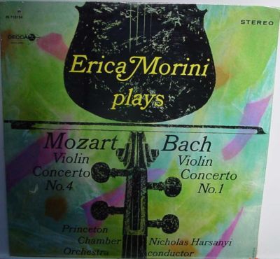 Classical Stereo Sealed LP Decca DL710134 Bach Morini A