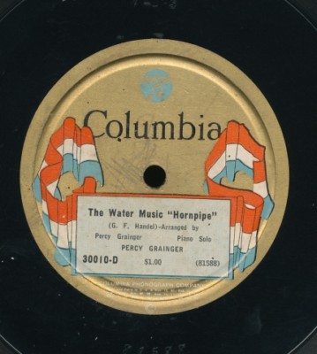 pc78-Classical piano-Columbia 30010-D Percy Grainger A