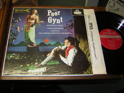 Grieg LONDON BLUE BACK CLASSICAL LP Peer Gynt STEREO A