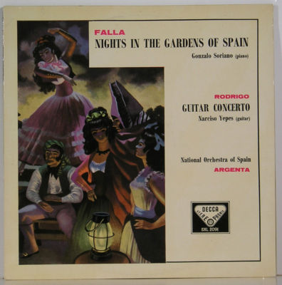FALLA classical LP Argenta UK DECCA SXL 2091 nice A
