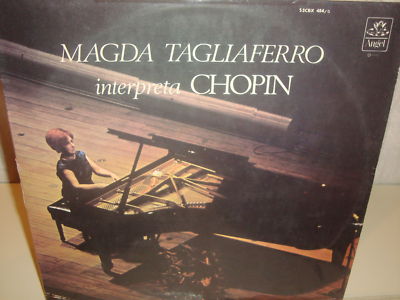 Magda Tagliaferro Interpreta Chopin Brazil Classical LP A