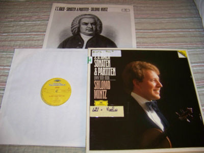 Classical Shlomo Mintz J.S. Bach 3lp set DeutscheGrm NM A