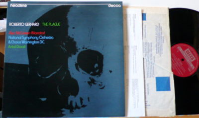 Roberto Gerhard The Plague LP Dorati Avant Classical A