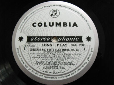 CLASSICAL-TCHAIKOVSKY-PIANO CONCERTO No1-SAX 2380 T/S A