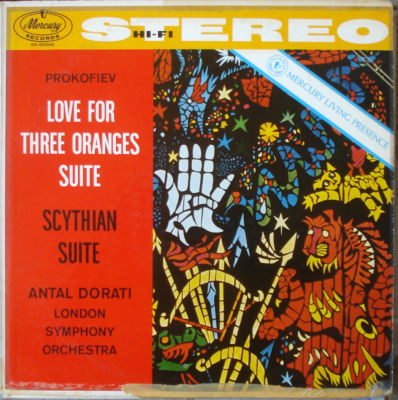 PROKOFIEV DORATI LOVE 3 O MERCURY SR90006 CLASSICAL A
