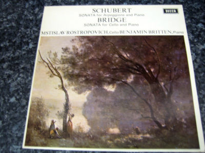 CLASSICAL LP SCHUBERT DECCA SXL 6426 Benjamin Britten A