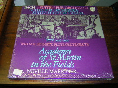 Neville Marriner SEALED CLASSICAL LP BOX SET Bach 4 Sui A