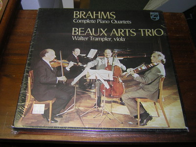 Beaux Arts Trio SEALED CLASSICAL LP BOX SET Brahms A