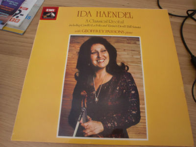 IDA HAENDEL VIOLIN A CLASSICAL RECITAL CORELLI/TARTINI ORIGINAL UK HMV ASD 3352 A