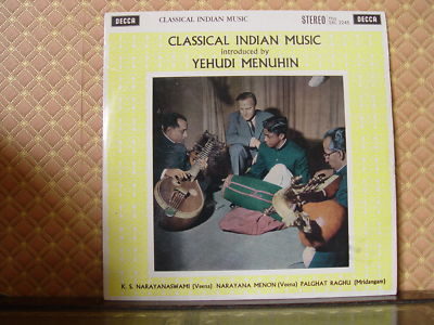 Decca SXL 2245 Yehudi Menuhin "Classical Indian Music" A
