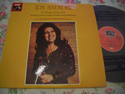 HMV ASD 3352 (1st B/W Band) :- "IDA HAENDEL - A Classical Recital" A