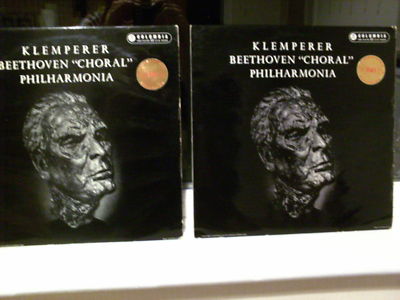 SAX 2276 & 2277 KLEMPERER BEETHOVEN COLUMBIA TURQUOISE STEREO CLASSICAL 2 x LP A