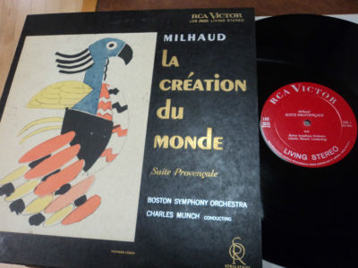 CLASSICAL - CHARLES MUNCH - MILHAUD RCA VICTOR LDS 2625 STEREO SORIA SERIES A