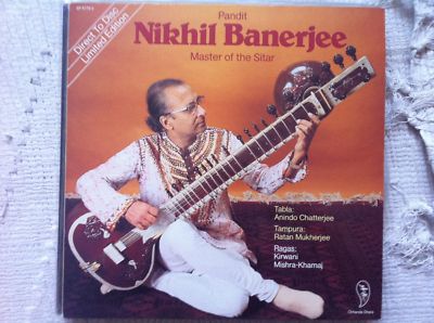 Pandit Nikhil Banerjee Sitar Rare Indian Classical (LP ) A
