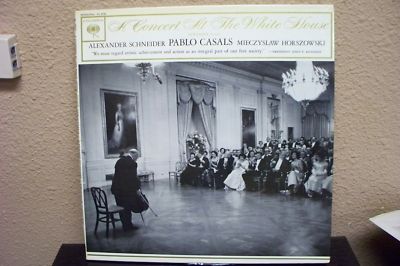 Classical lp Pablo Casals Concert @ White House sealed 6 eye KL 5626 Schneider A
