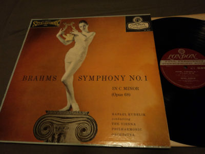 CLASSICAL - KUBELIK BRAHMS SYMPHONY No. 1 ON LONDON BLUE BACK STEREO CS 6016 A